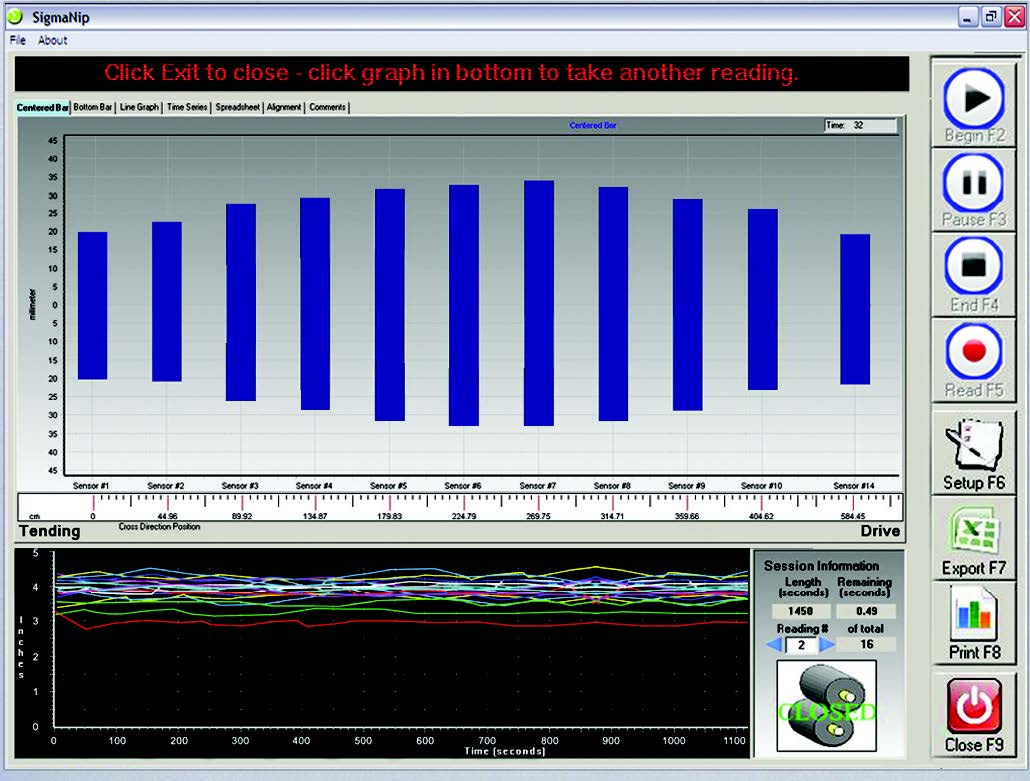 SP1輥輪壓間距Sigma-Nip測量系統